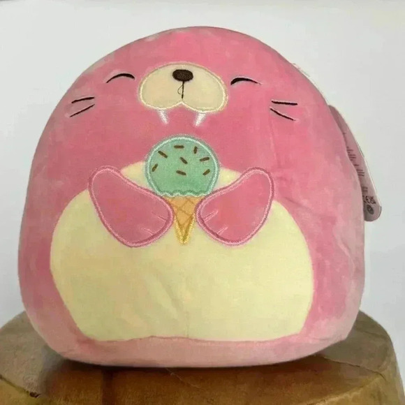 Squishmallows Ova the Pink Walrus - 8.5" - Picture 1 of 8